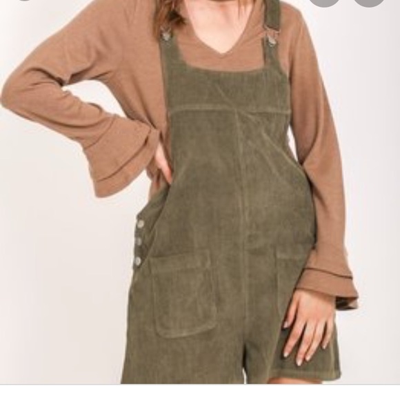 corduroy overall shorts